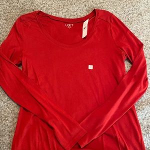 Loft long sleeve tee NWT